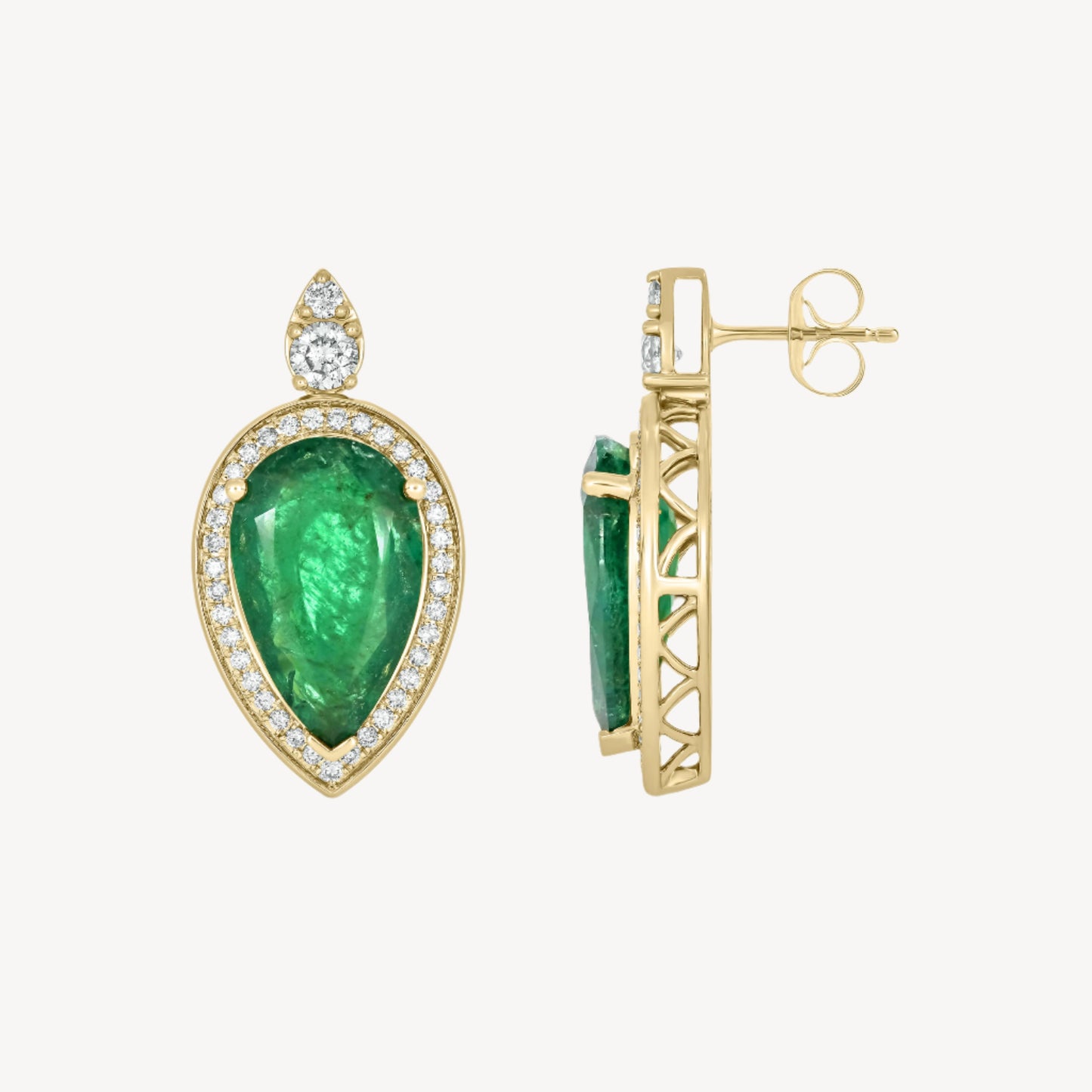 "E" Earrings