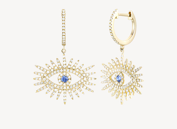 Sunny Eye Hoops