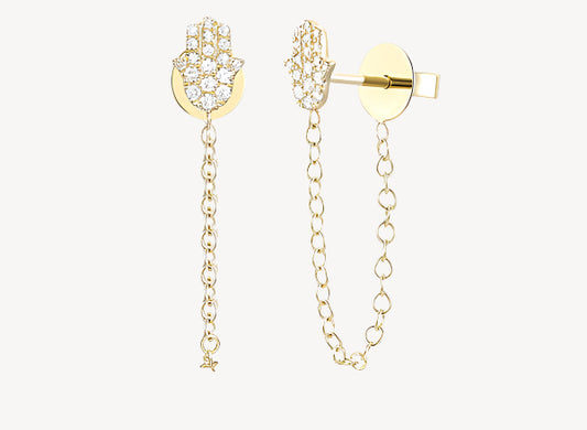 Hamsa Ear Jackets