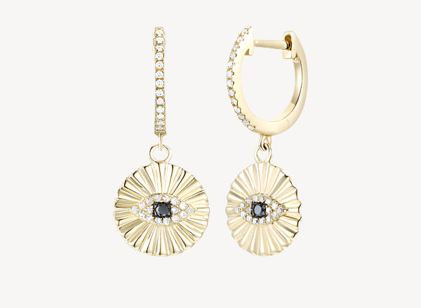 Flower Eyes Hoops