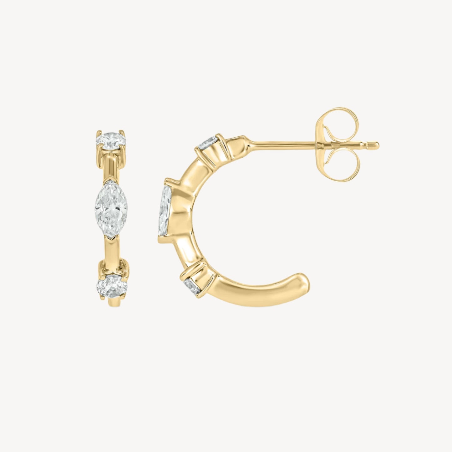 Mini Ava Stud Hoops