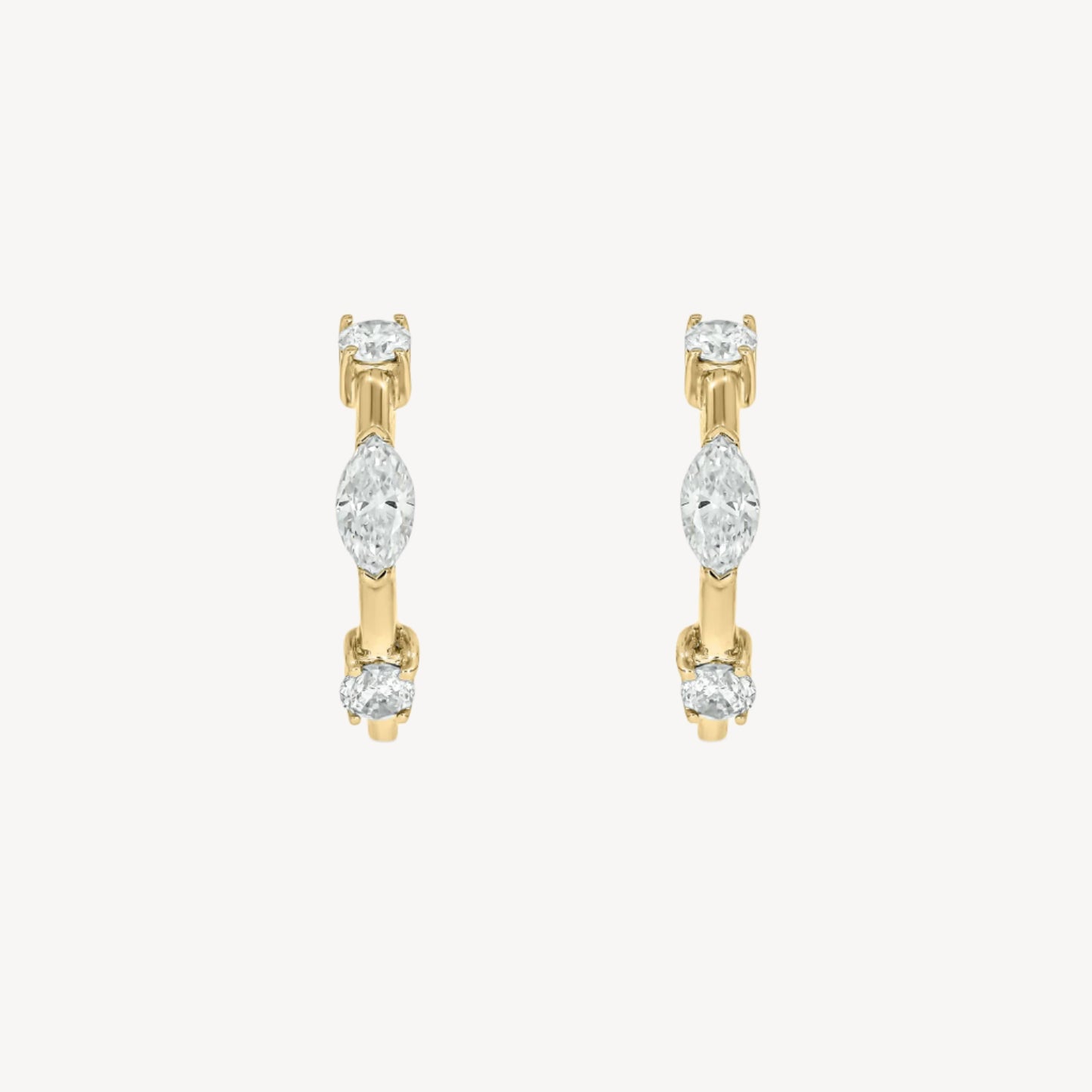 Mini Ava Stud Hoops