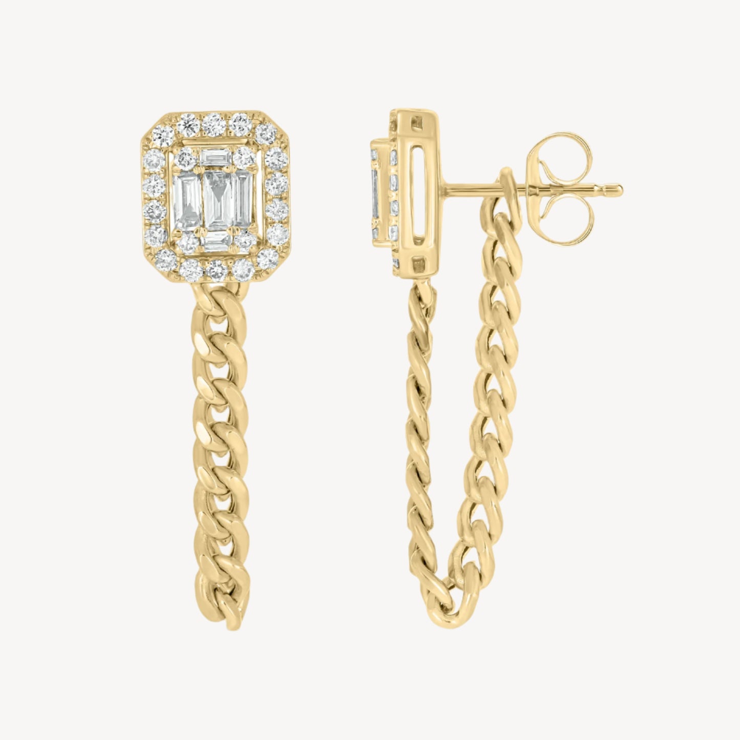 Chain Illusion Earrings