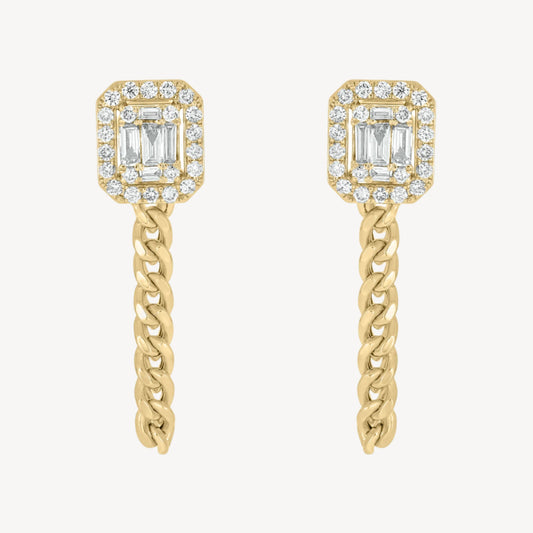 Chain Illusion Earrings
