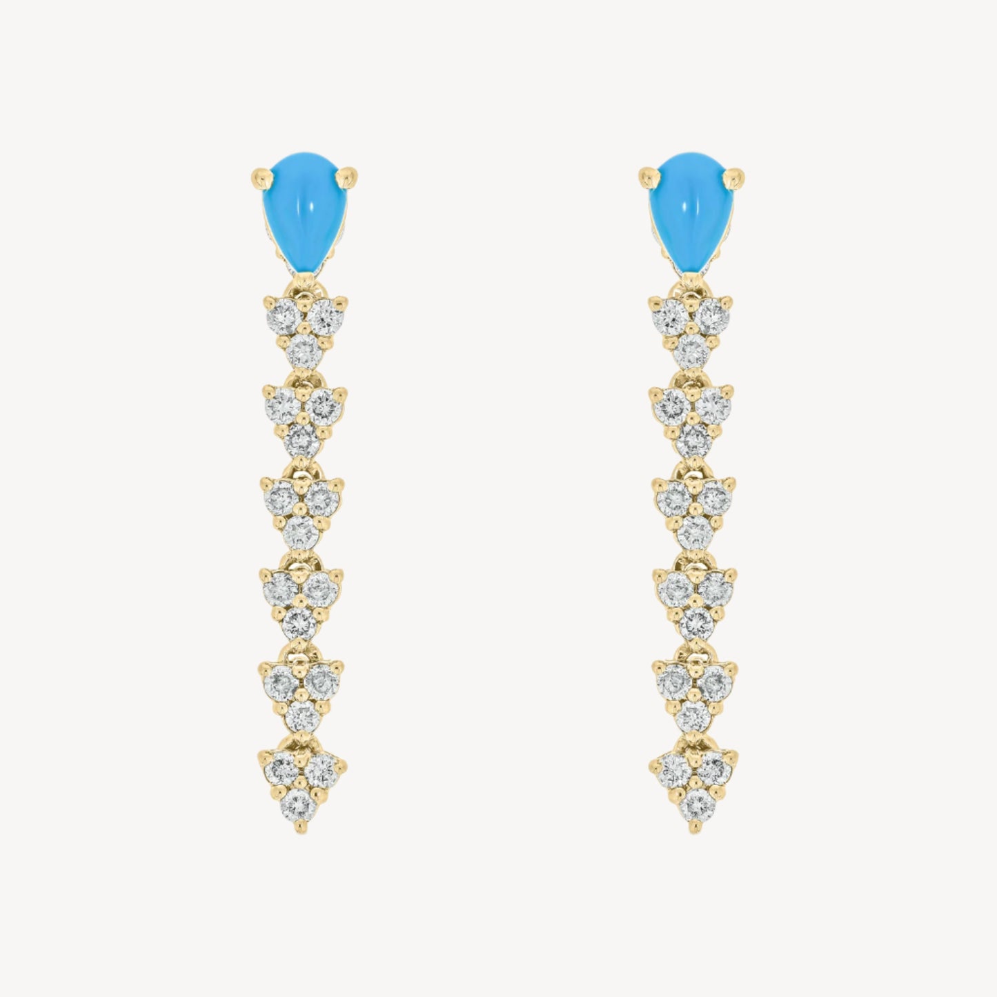 Tide Triad Double Earrings