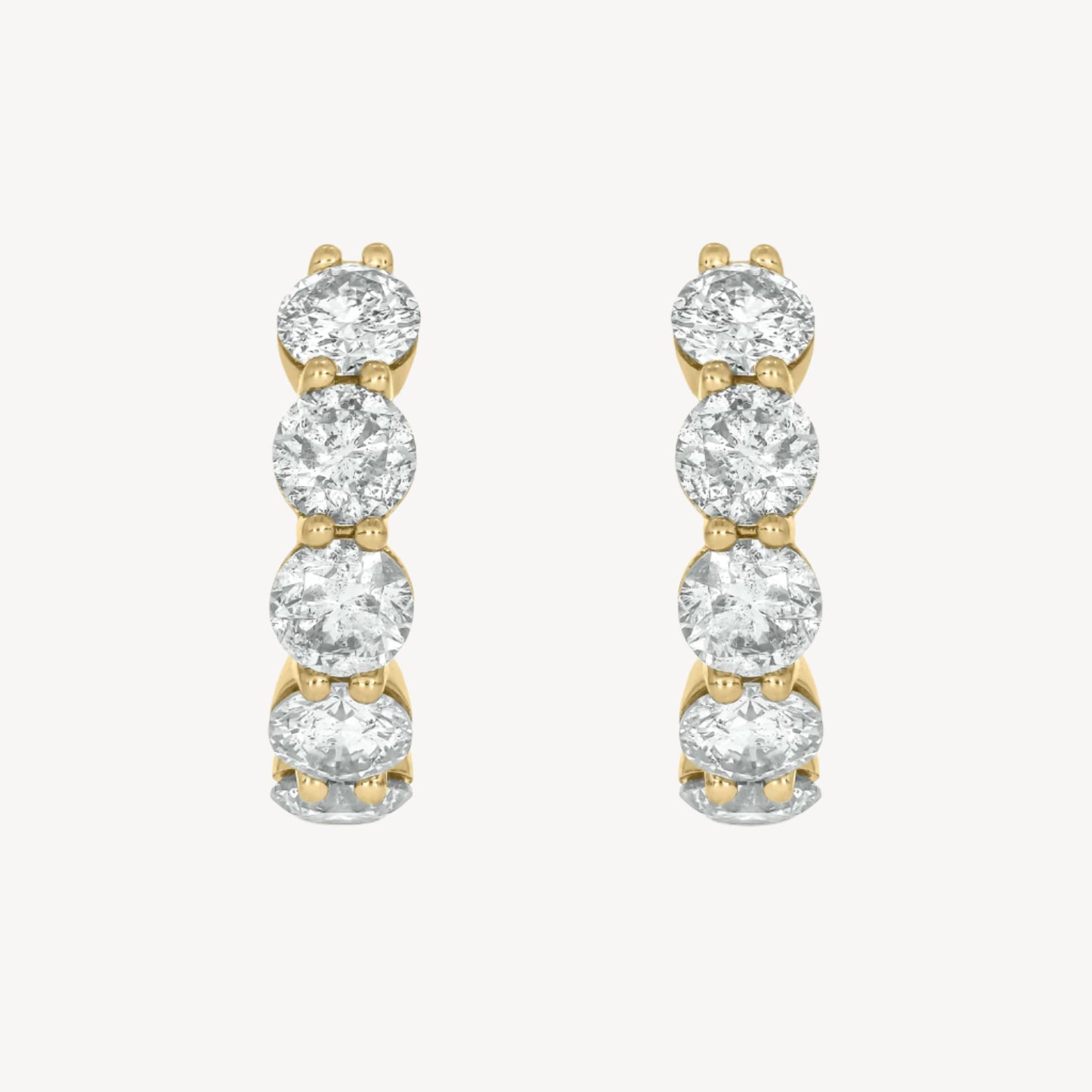 2.56ct Diamond Hoop