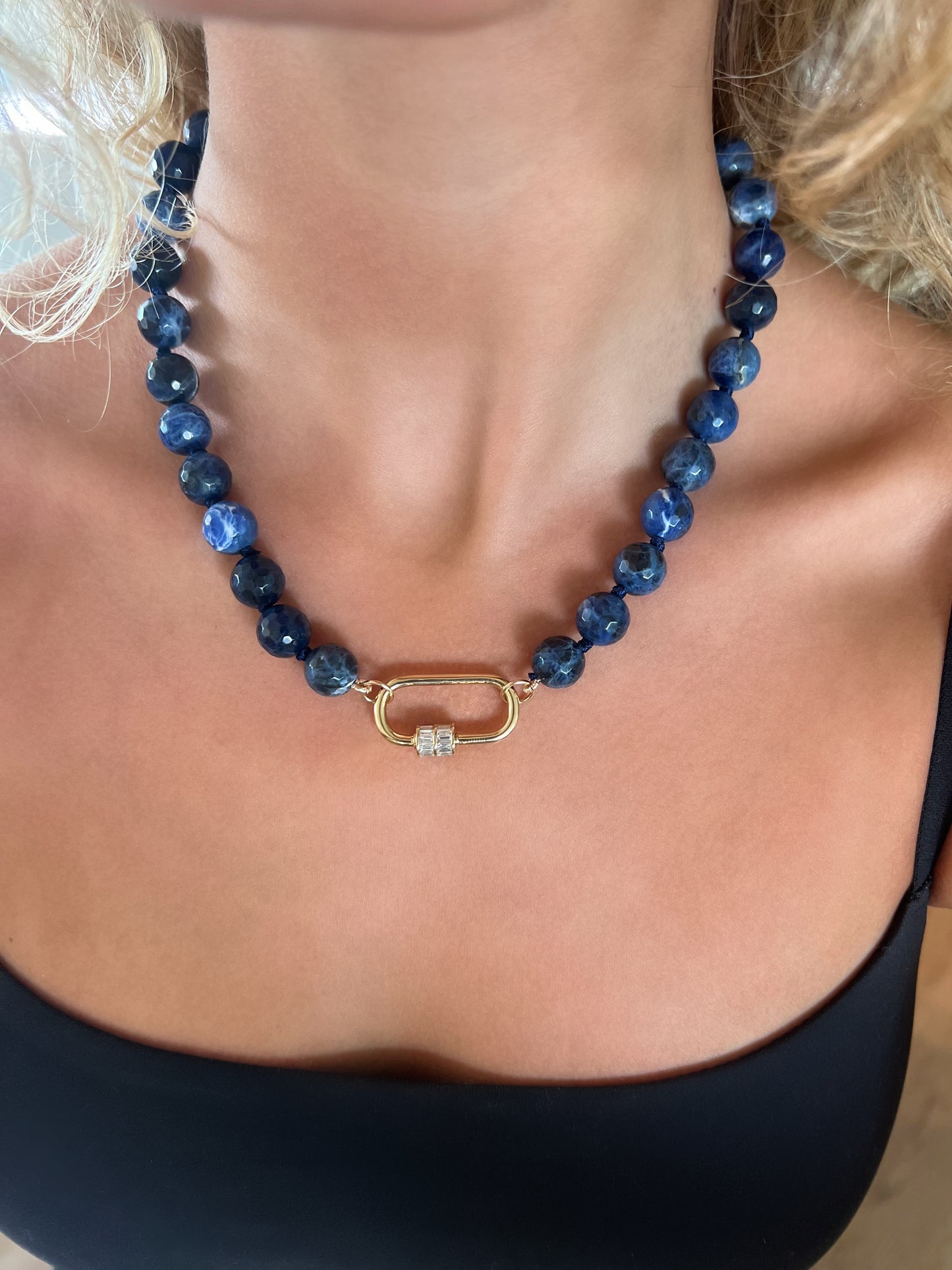 Sodalite Beaded Necklace
