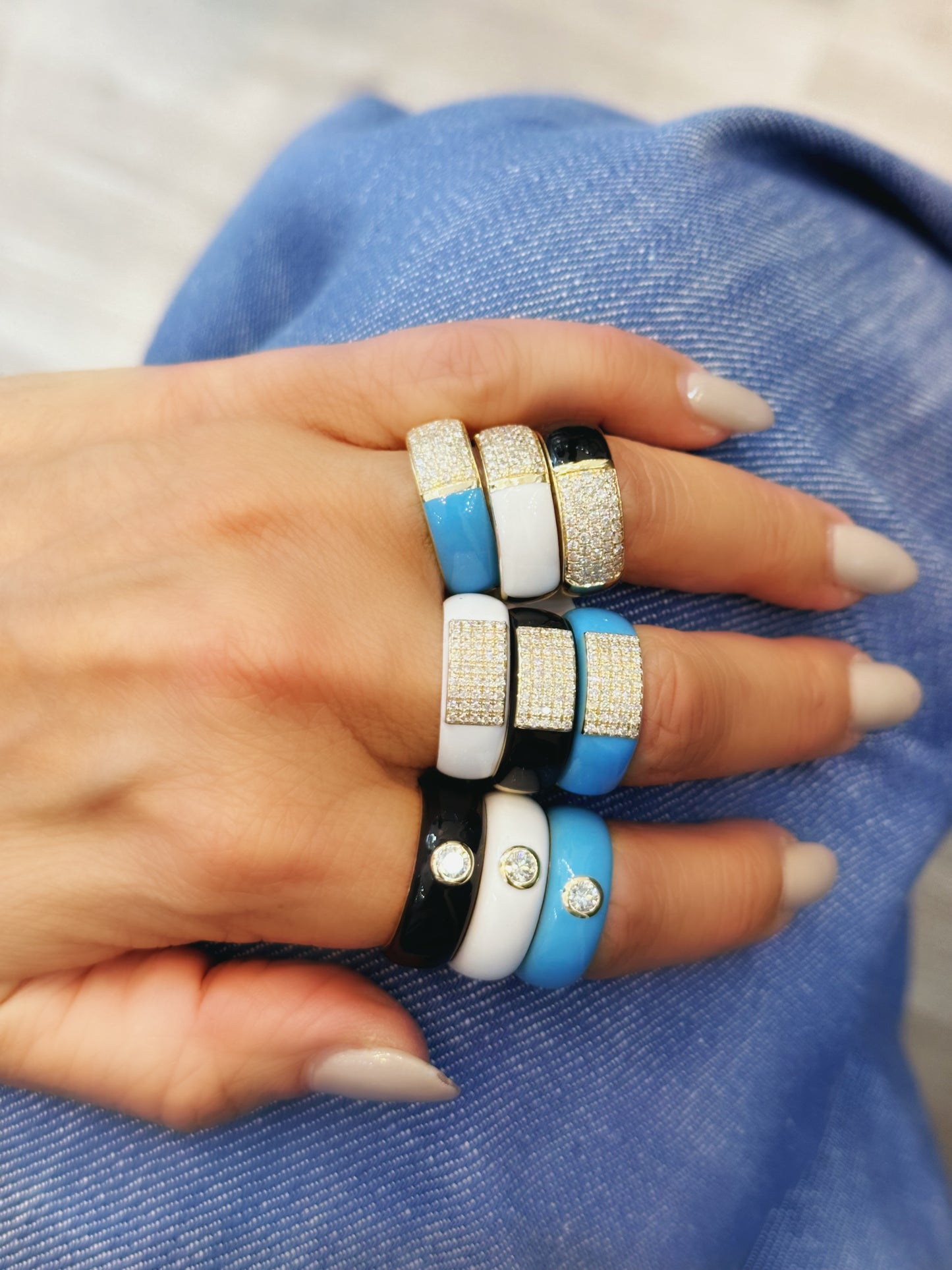 Bold Enamel Ring