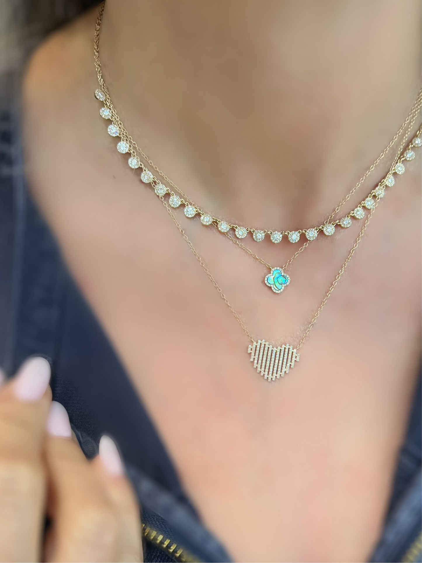 Radio Heart Necklace