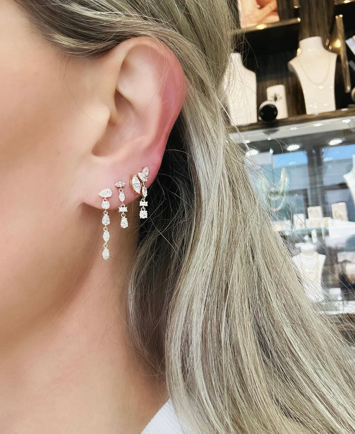 Heather Bloom Drop Earrings