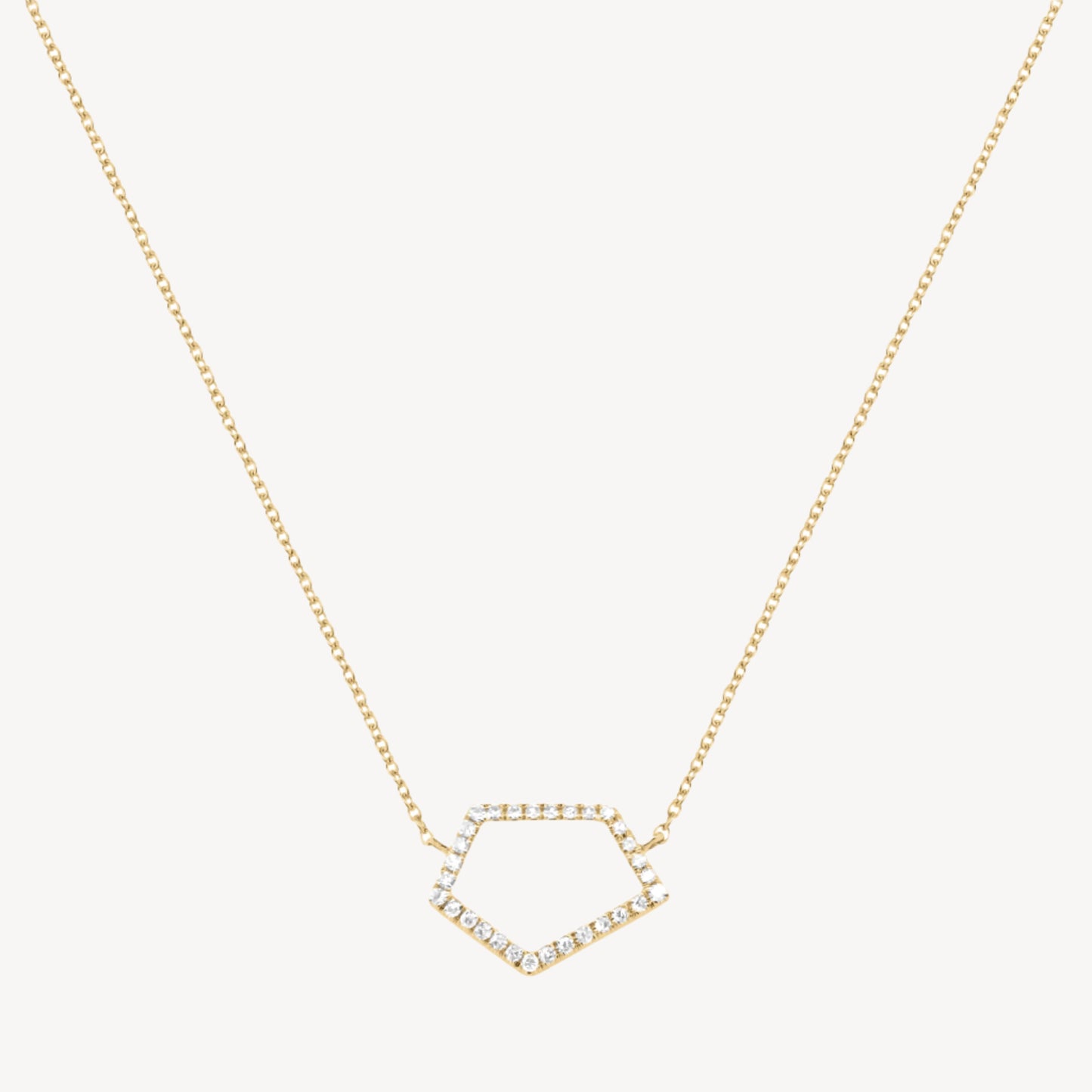 Open Pentagon Necklace