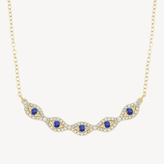 5 Eye Necklace
