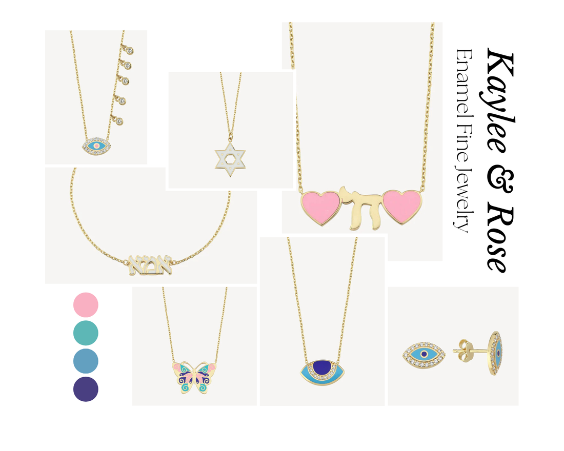 Colorful Fine Jewelry That Tells a Story: Our New Enamel Pieces by Kaylee & Rose