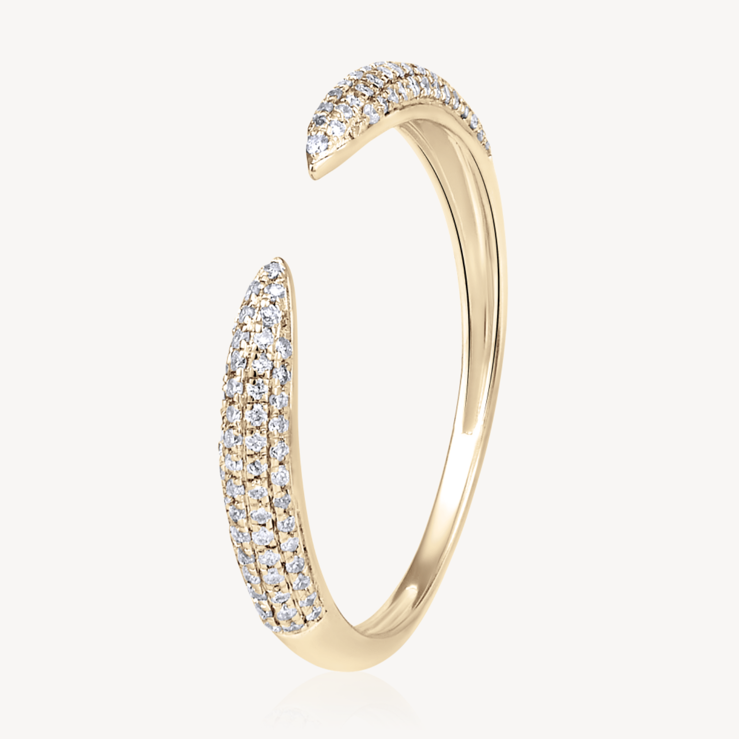 Pave Horn Ring