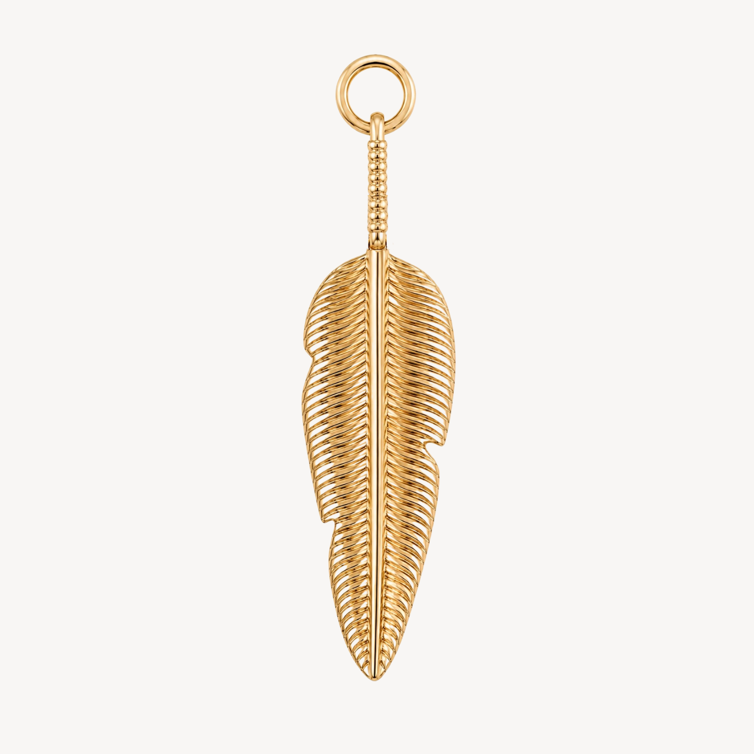 Men's Feather twist Pendant
