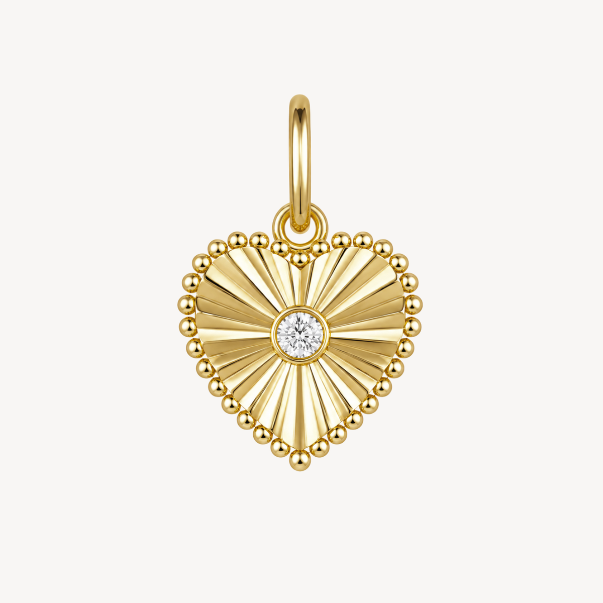 Retro Heart Pendant