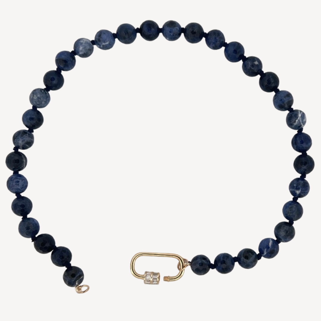Sodalite Beaded Necklace