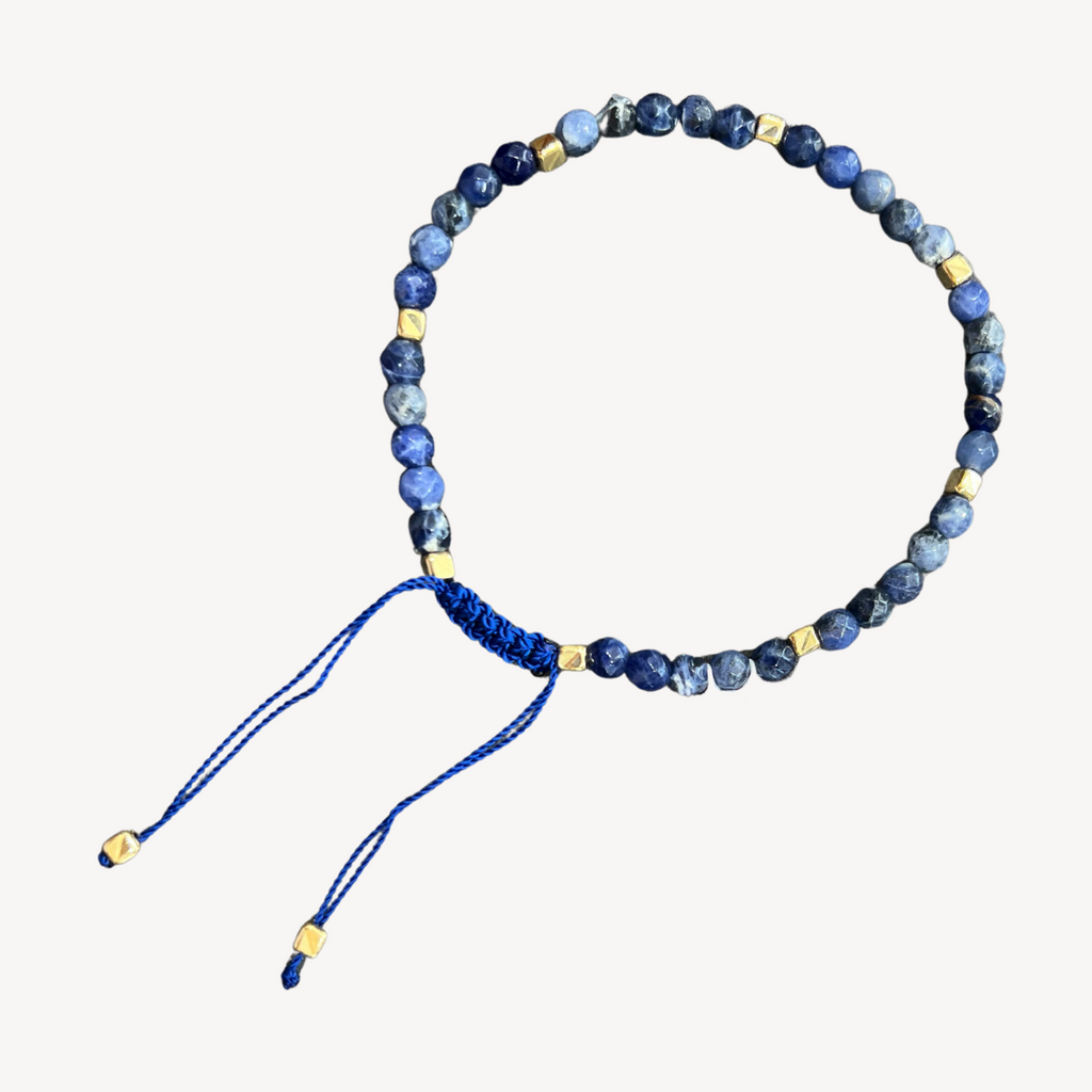 Men's Sodalite Beaded Bracelet