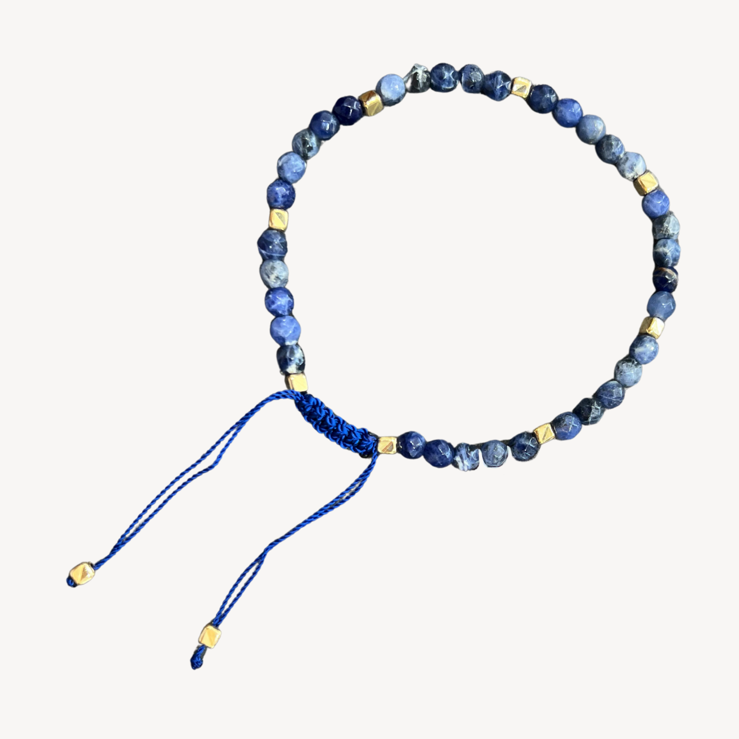 Men's Sodalite Beaded Bracelet