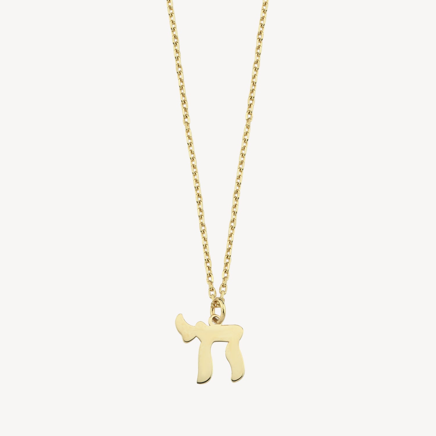 Plain Gold Chai Necklace