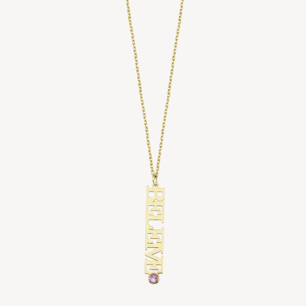 "Believe" Necklace