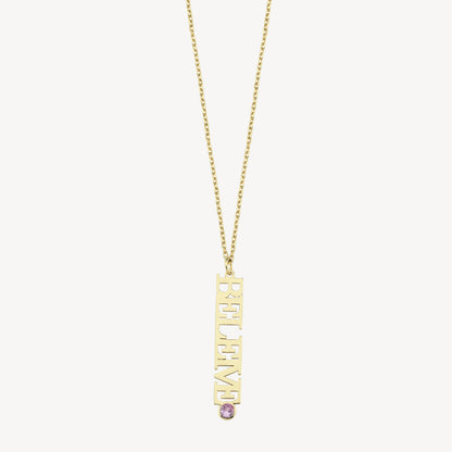 "Believe" Necklace