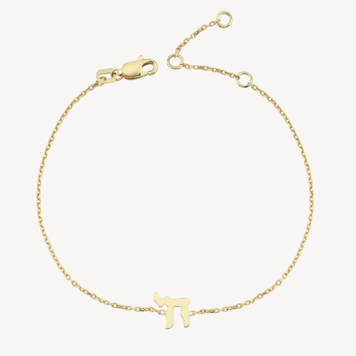 Plain Gold Chai Bracelet