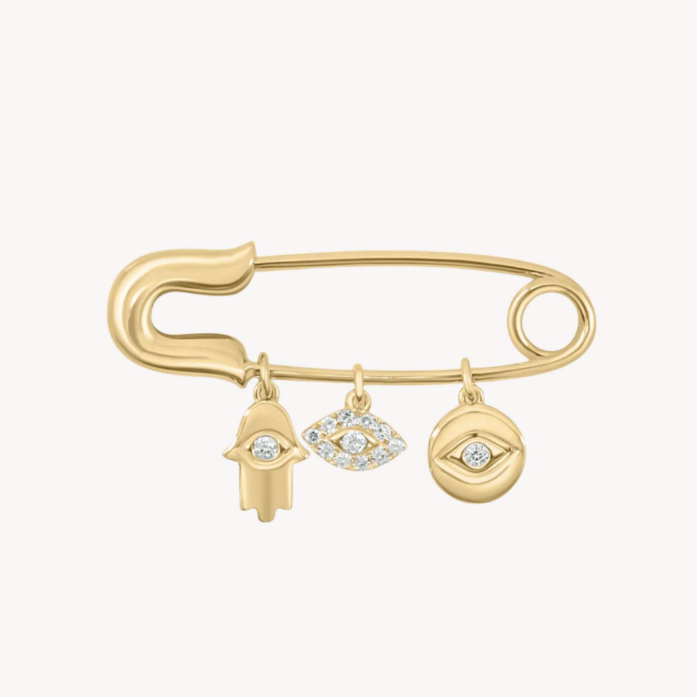 Baby Pin - Hamsa, Eye, Eye
