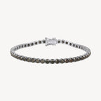 Men's Black Diamond Tennis Bracelet