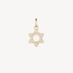 Pave Star of David Pendant - Small