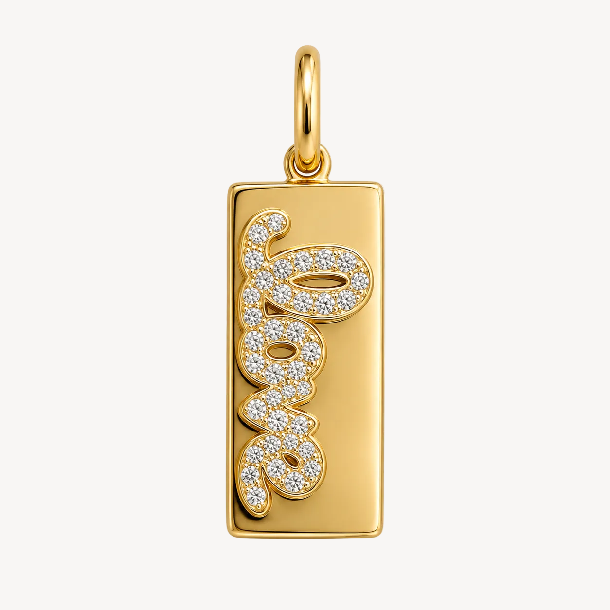 Cursive Love Pendant
