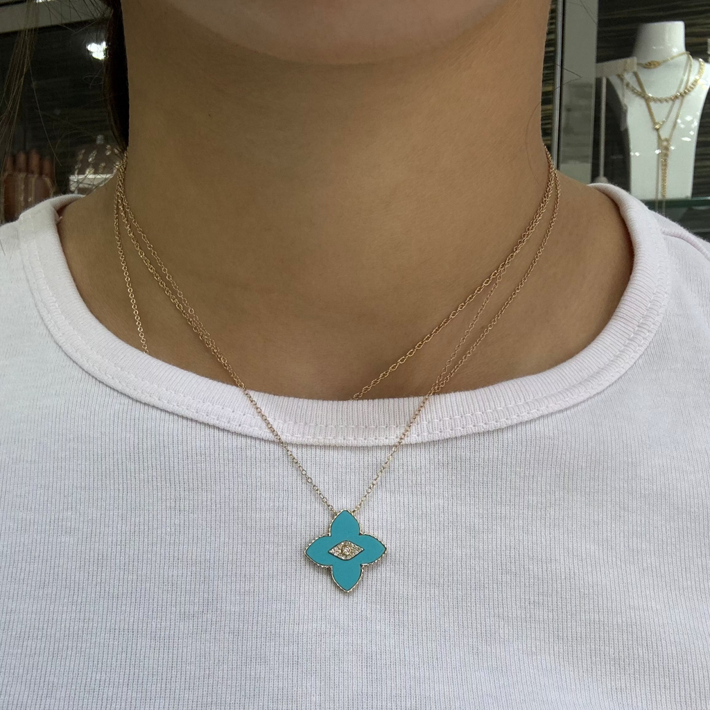 Clover Eye Necklace