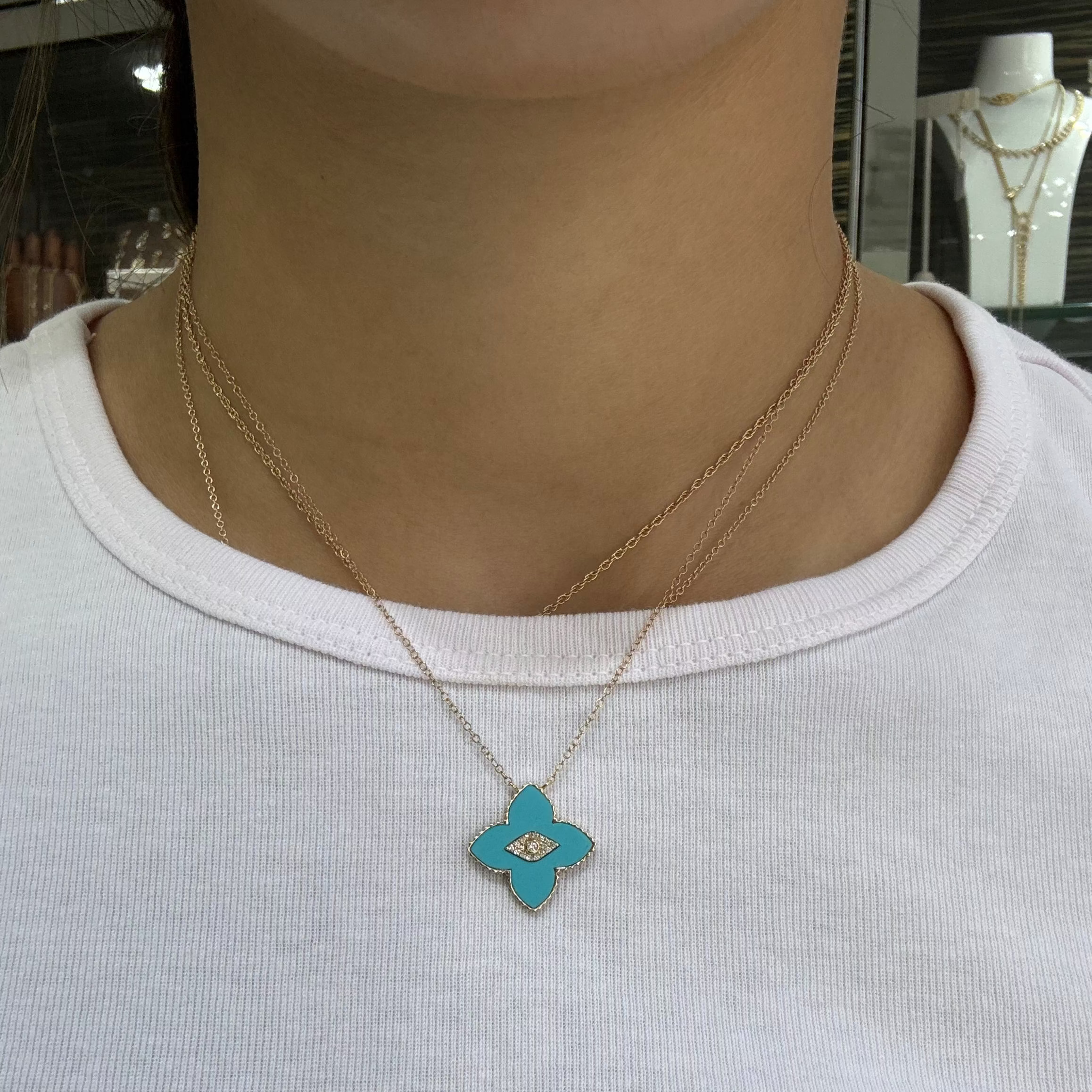 Clover Eye Necklace