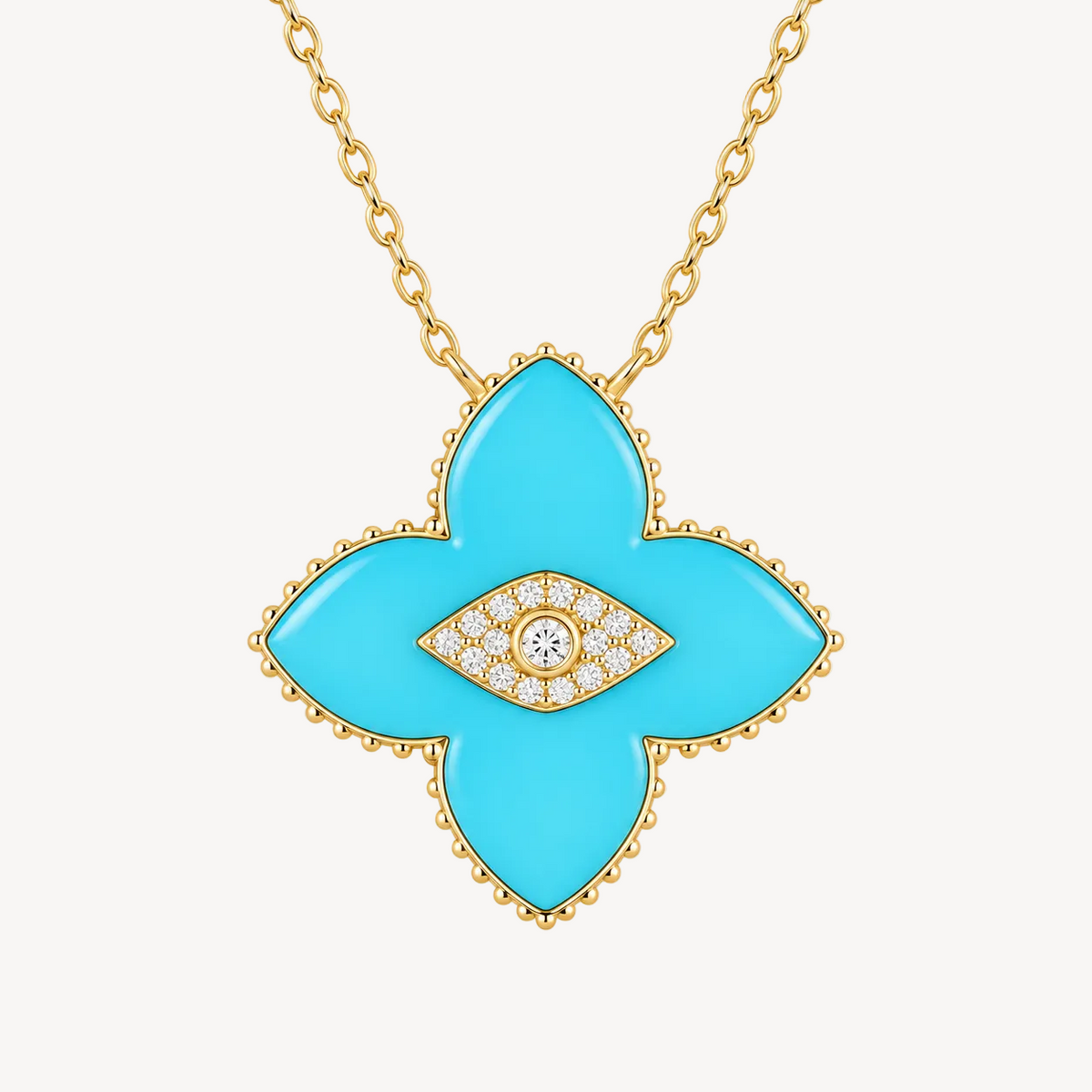 Clover Eye Necklace