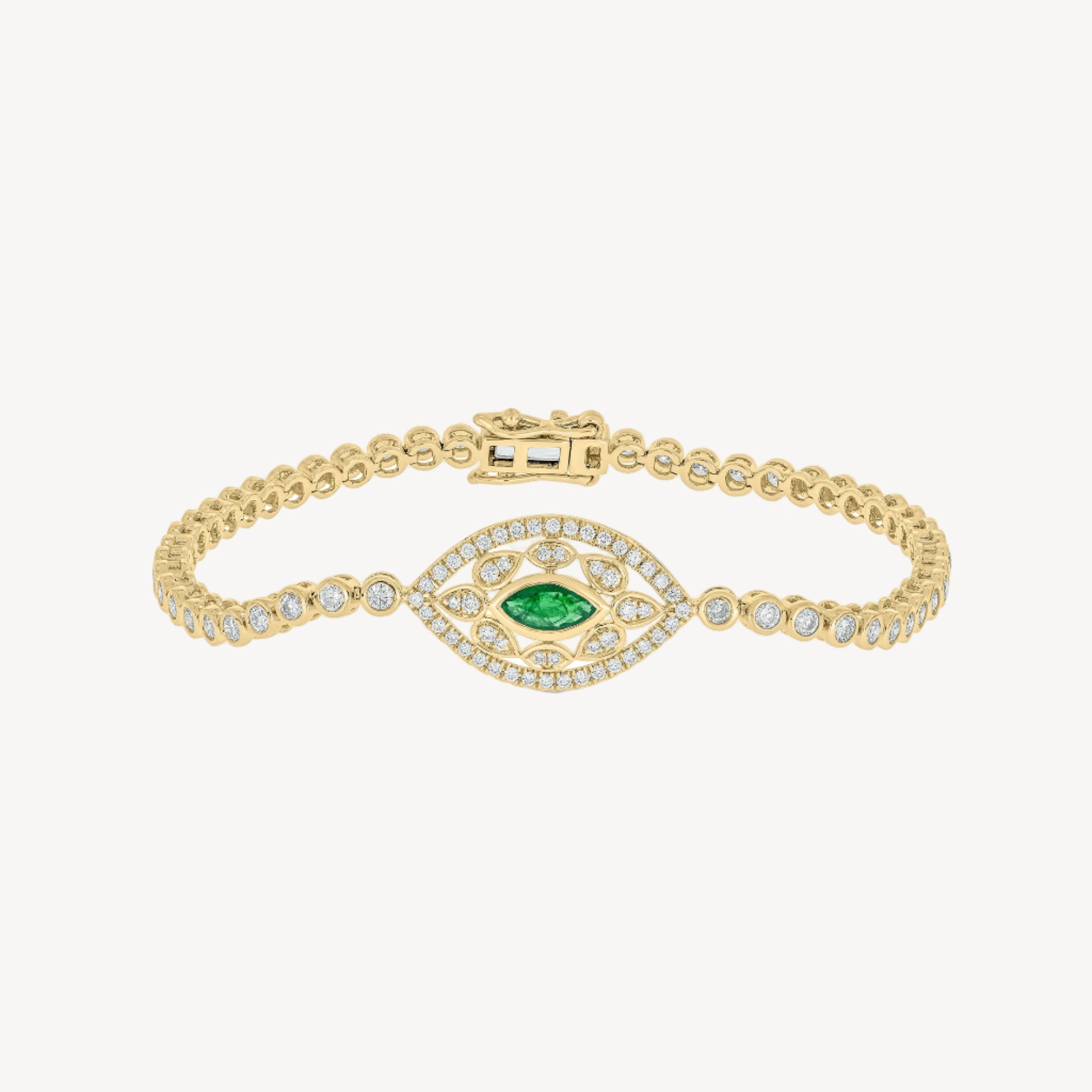 Emerald Velma Tennis Bracelet