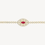 Ruby Velma Tennis Bracelet