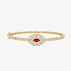 Ruby Diamond Velma Bangle