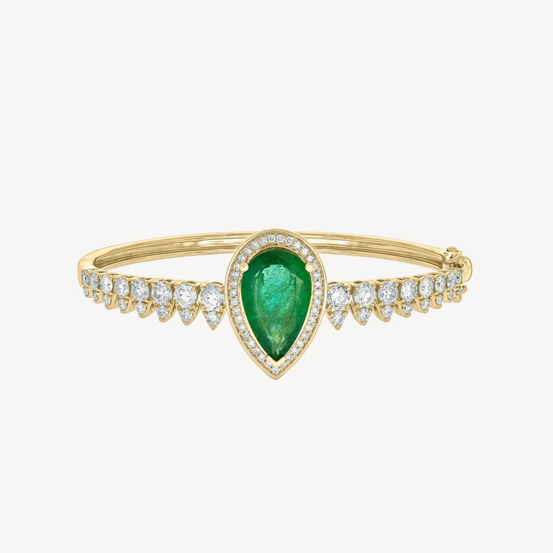 Elira Emerald Bangle