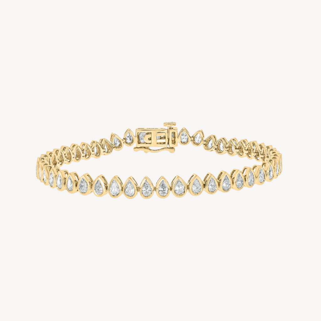 Pear Tennis Bracelet