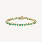 Emerald Hearts Bracelet