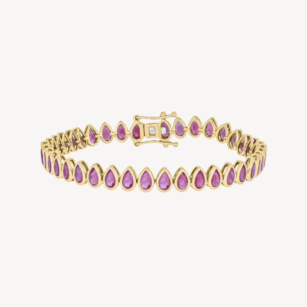 Pink Pear Bracelet