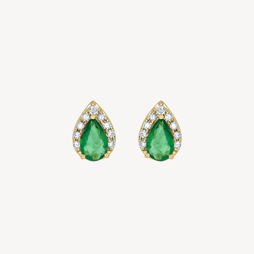 Elira Emerald Mini Studs