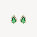 Elira Emerald Mini Studs