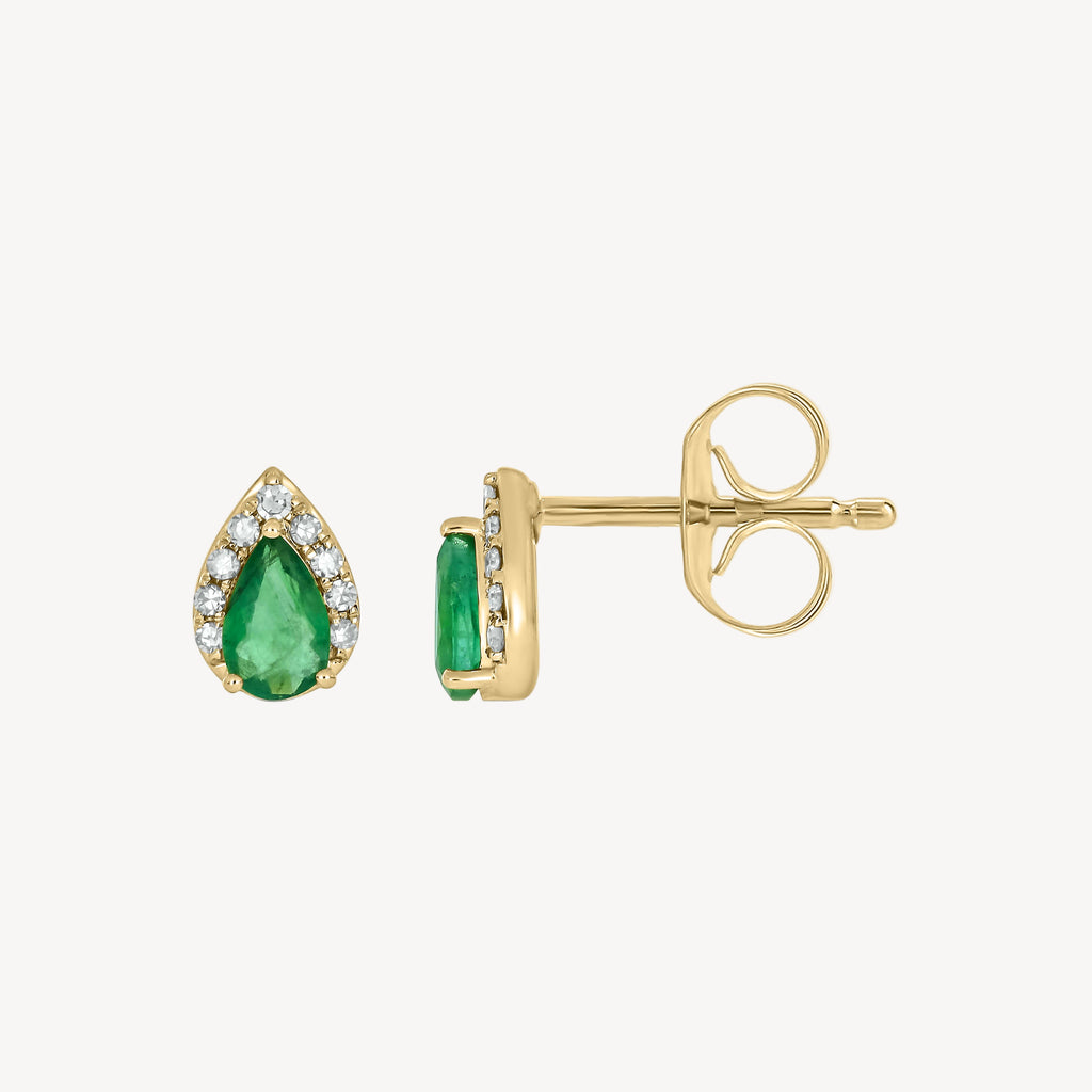 Elira Emerald Mini Studs