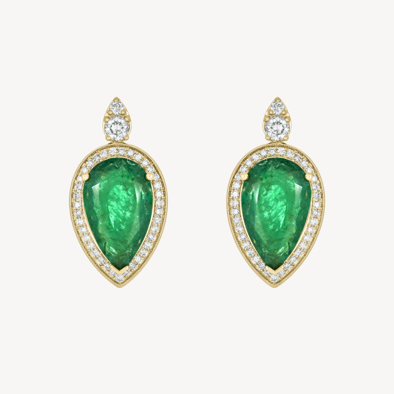 Elira Emerald Earrings
