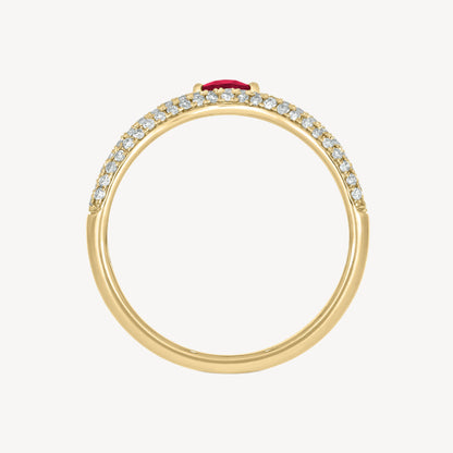 Ruby Chloe Pinky Ring