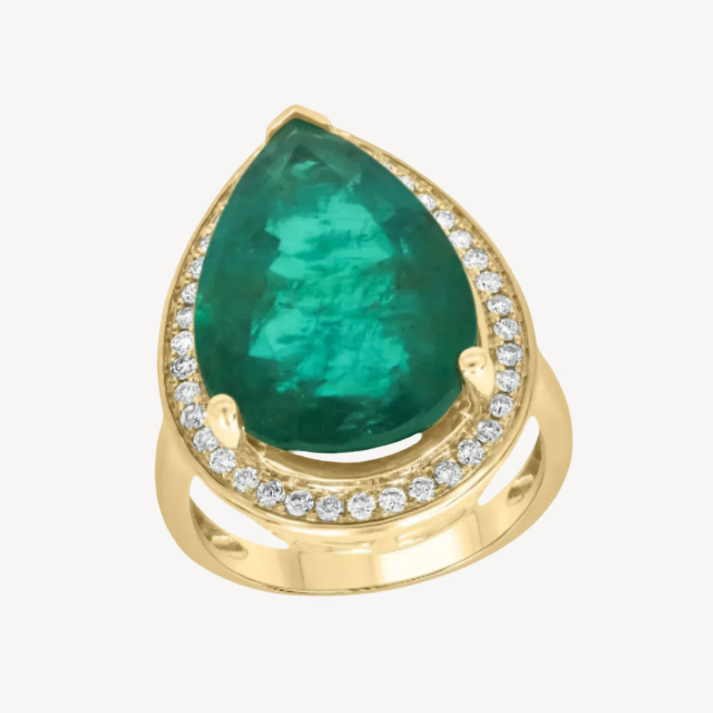 Elira Emerald Pinky Ring