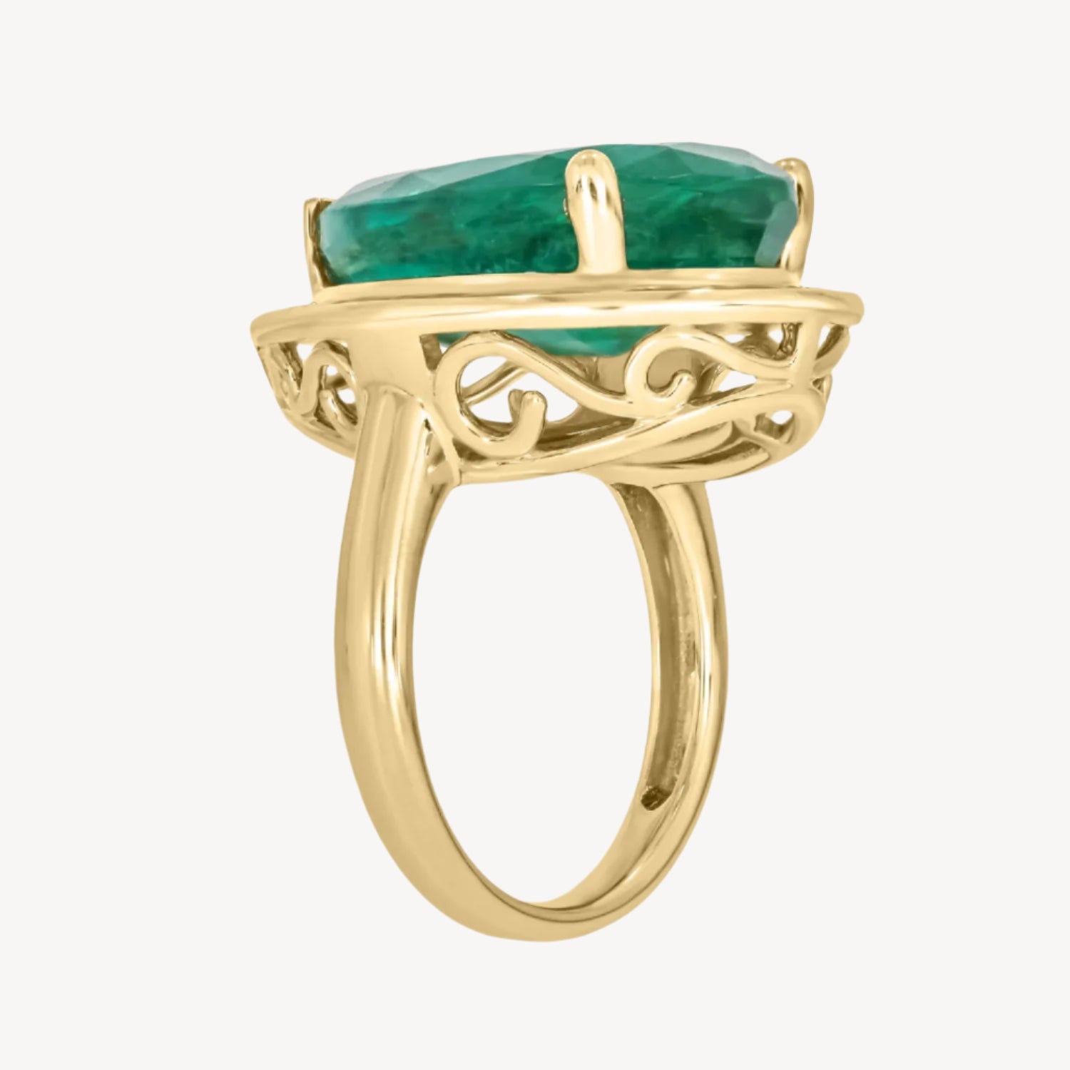 Elira Emerald Pinky Ring