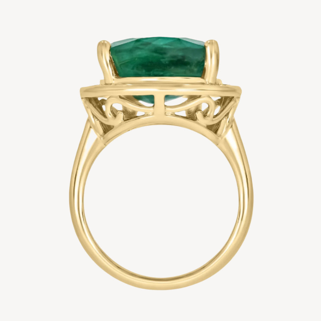 Elira Emerald Pinky Ring