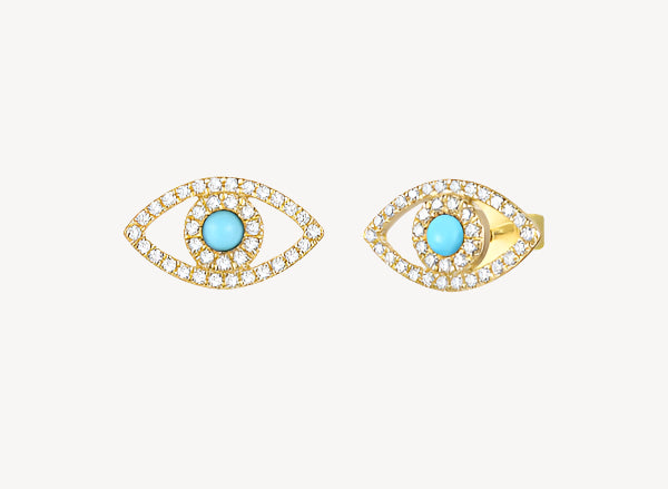 Guardian Studs - Turquoise